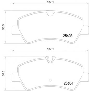Hella Pagid 355020721 Disc Brake Pad product image 1 of 1
