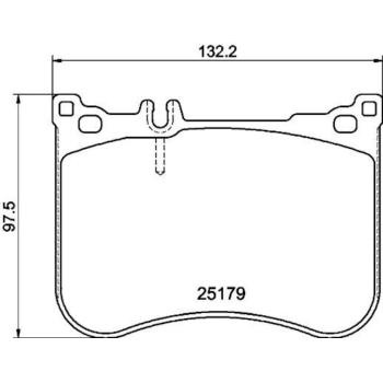 Hella Pagid 355021211 Disc Brake Pad product image 2 of 2