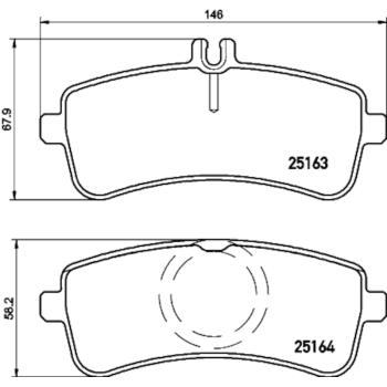 Hella Pagid 355021371 Disc Brake Pad product image 1 of 1