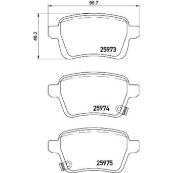 Hella Pagid 355021441 Disc Brake Pad product image 2 of 2