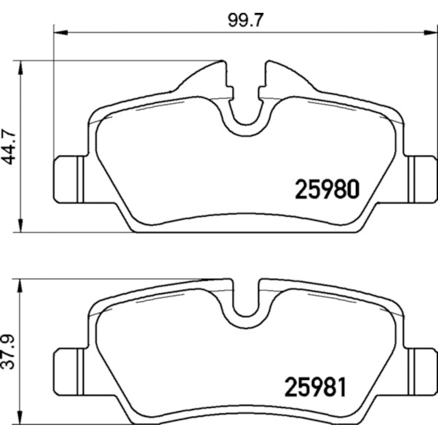 Hella Pagid 355021481 - Disc Brake Pad Hella Pagid 355021481 Disc Brake Pad product image 4 of 4