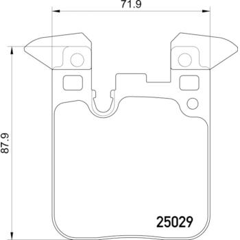 Hella Pagid 355021611 Disc Brake Pad product image 4 of 4