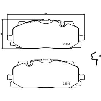 Hella Pagid 355021641 - Disc Brake Pad Hella Pagid 355021641 Disc Brake Pad product image 1 of 1