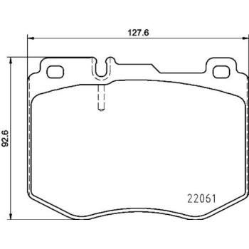 Hella Pagid 355021671 Disc Brake Pad product image 2 of 2