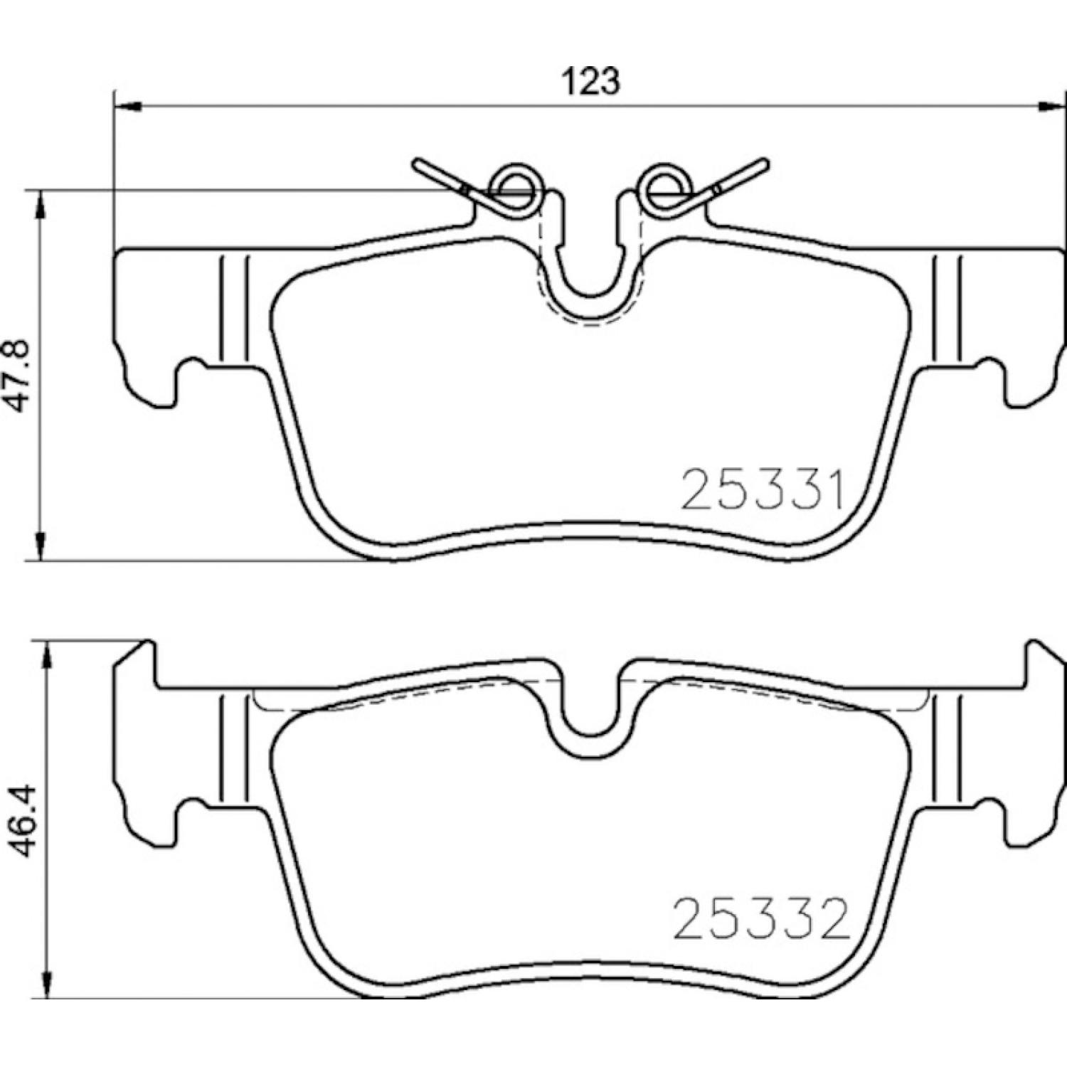 Hella Pagid 355021681 - Disc Brake Pad Hella Pagid 355021681 Disc Brake Pad product image 4 of 4