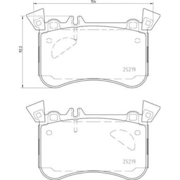 Hella Pagid 355021771 - Disc Brake Pad Hella Pagid 355021771 Disc Brake Pad product image 2 of 2