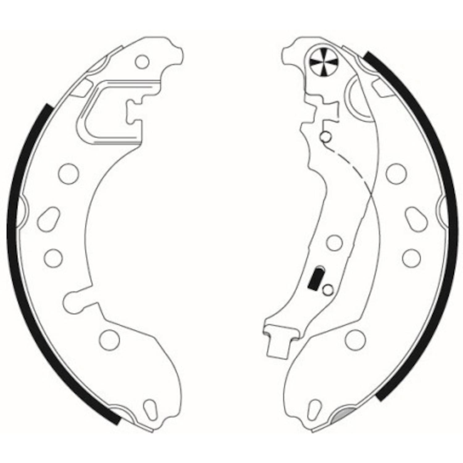 Hella Pagid 355022181 - Drum Brake Shoe Hella Pagid 355022181 Drum Brake Shoe product image 1 of 1