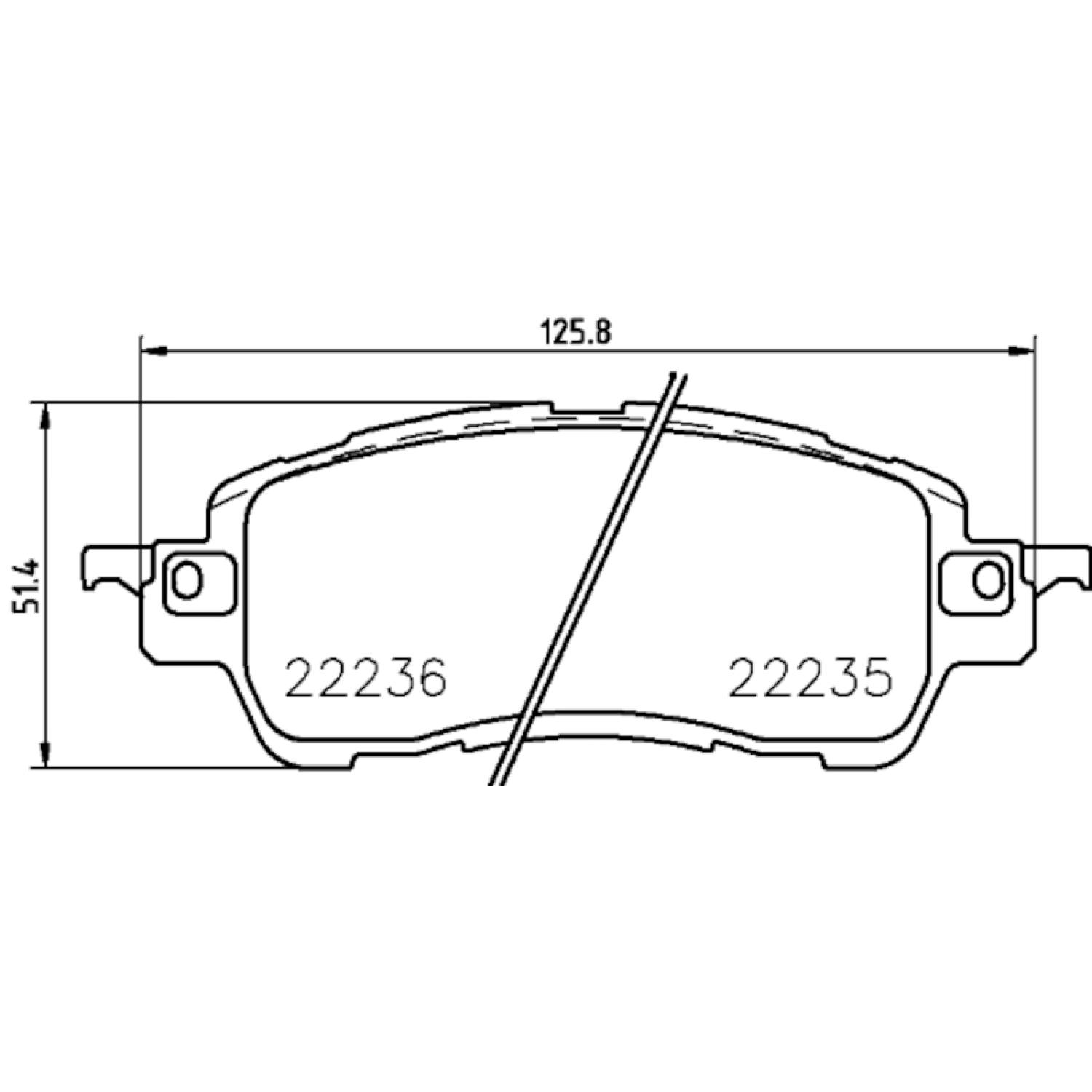 Hella Pagid 355024721 - Disc Brake Pad Hella Pagid 355024721 Disc Brake Pad product image 3 of 4
