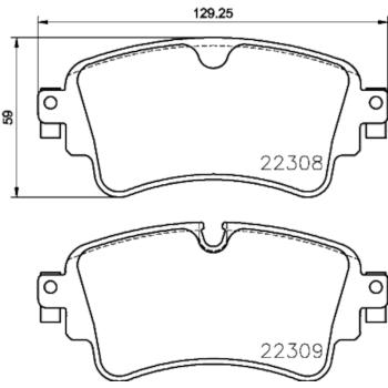 Hella Pagid 355024791 - Disc Brake Pad Hella Pagid 355024791 Disc Brake Pad product image 4 of 4