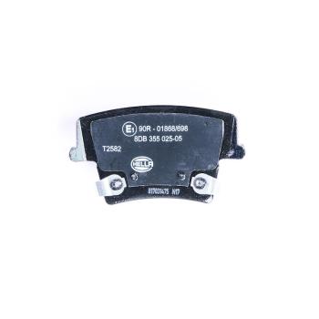 Hella Pagid 355025051 Disc Brake Pad product image 1 of 3