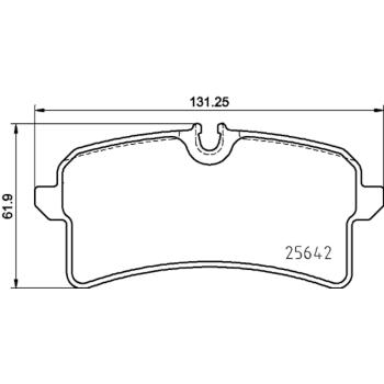 Hella Pagid 355025571 - Disc Brake Pad Hella Pagid 355025571 Disc Brake Pad product image 4 of 5