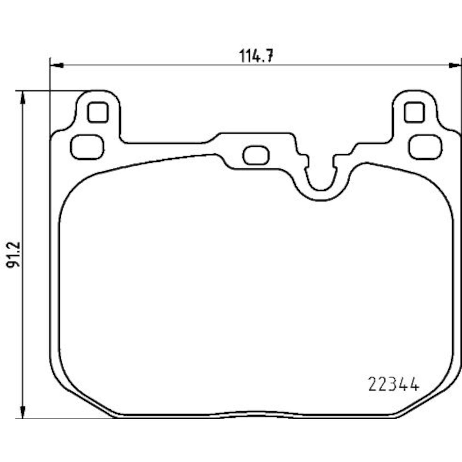 Hella Pagid 355025621 - Disc Brake Pad Hella Pagid 355025621 Disc Brake Pad product image 1 of 1