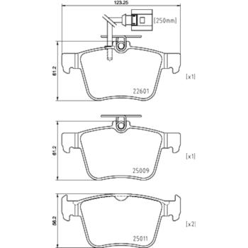 Hella Pagid 355025661 - Disc Brake Pad Hella Pagid 355025661 Disc Brake Pad product image 5 of 6