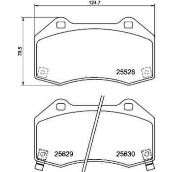Hella Pagid 355025891 Disc Brake Pad product image 5 of 5