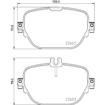 Hella Pagid 355031711 Disc Brake Pad product image 1 of 1