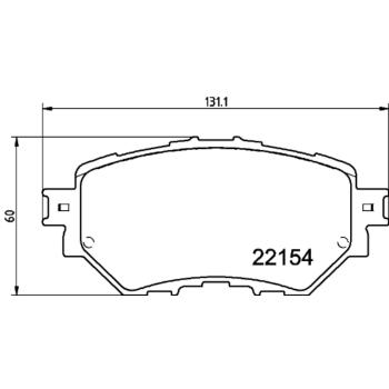 Hella Pagid 355032091 - Disc Brake Pad Hella Pagid 355032091 Disc Brake Pad product image 3 of 4