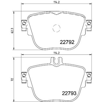 Hella Pagid 355032161 Disc Brake Pad product image 4 of 4