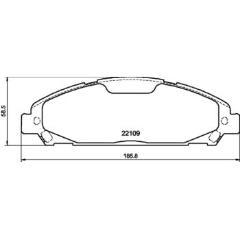 Hella Pagid 355032991 - Disc Brake Pad Hella Pagid 355032991 Disc Brake Pad product image 1 of 1
