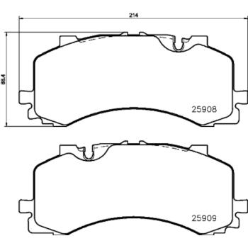 Hella Pagid 355036471 - Disc Brake Pad Hella Pagid 355036471 Disc Brake Pad product image 4 of 5