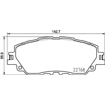Hella Pagid 355036511 - Disc Brake Pad Hella Pagid 355036511 Disc Brake Pad product image 1 of 1
