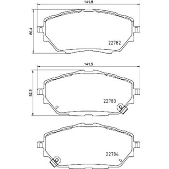 Hella Pagid 355037761 Disc Brake Pad product image 1 of 1