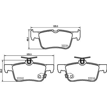 Hella Pagid 355037791 Disc Brake Pad product image 3 of 4