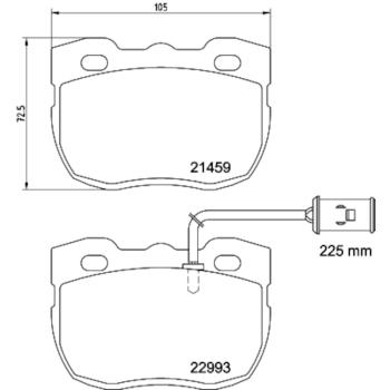 Hella Pagid 355037941 Disc Brake Pad product image 4 of 4