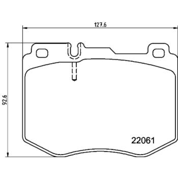 Hella Pagid 355037971 Disc Brake Pad product image 4 of 4