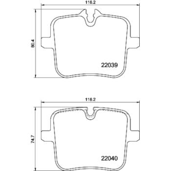 Hella Pagid 355037991 - Disc Brake Pad Hella Pagid 355037991 Disc Brake Pad product image 4 of 4