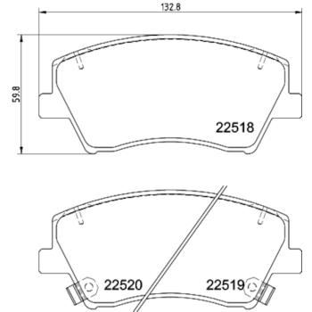 Hella Pagid 355039041 - Disc Brake Pad Hella Pagid 355039041 Disc Brake Pad product image 1 of 1