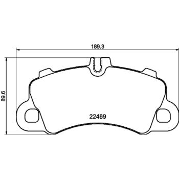 Hella Pagid 355039101 Disc Brake Pad product image 4 of 5