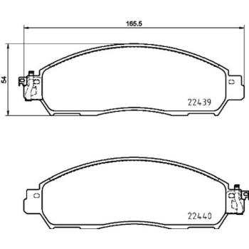Hella Pagid 355039331 - Disc Brake Pad Hella Pagid 355039331 Disc Brake Pad product image 3 of 4