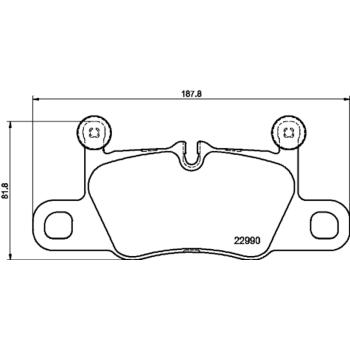 Hella Pagid 355039821 Disc Brake Pad product image 4 of 4