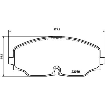 Hella Pagid 355039941 Disc Brake Pad product image 4 of 4