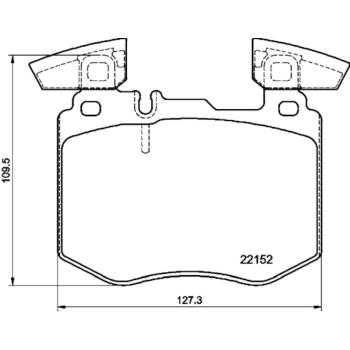 Hella Pagid 355039981 - Disc Brake Pad Hella Pagid 355039981 Disc Brake Pad product image 4 of 4