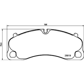 Hella Pagid 355039991 Disc Brake Pad product image 4 of 4
