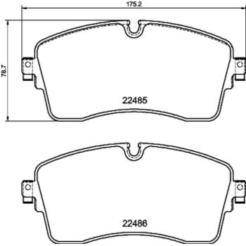 Hella Pagid 355040361 - Disc Brake Pad Hella Pagid 355040361 Disc Brake Pad product image 4 of 4