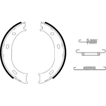 Hella Pagid 355050291 Parking Brake Shoe Set product image 1 of 1
