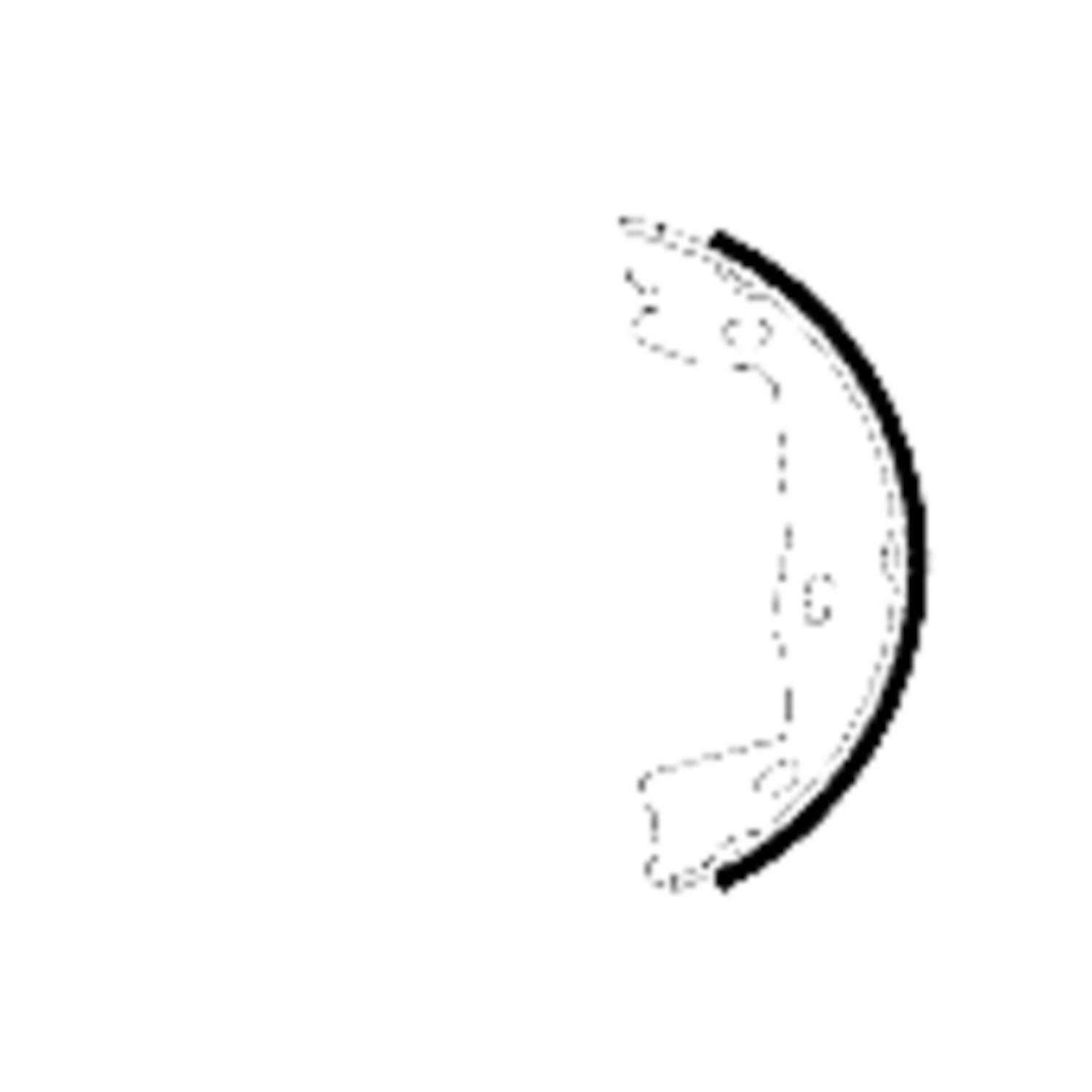 Hella Pagid 355050321 - Parking Brake Shoe Set Hella Pagid 355050321 Parking Brake Shoe Set product image 1 of 1