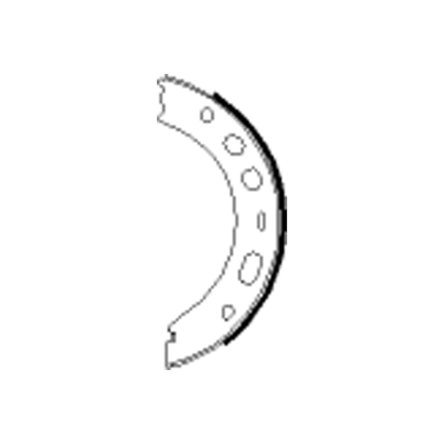 Hella Pagid 355050661 - Parking Brake Shoe Set Hella Pagid 355050661 Parking Brake Shoe Set product image 1 of 1