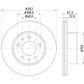 Hella Pagid 355100341 - Disc Brake Rotor Hella Pagid 355100341 Disc Brake Rotor product image 1 of 1
