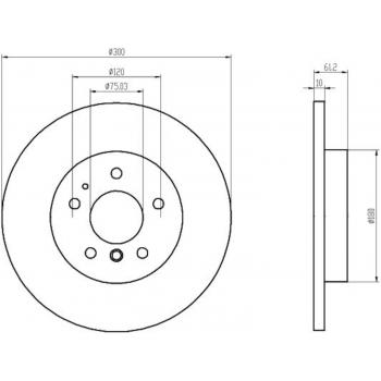 Hella Pagid 355101732 - Disc Brake Rotor Hella Pagid 355101732 Disc Brake Rotor product image 1 of 1