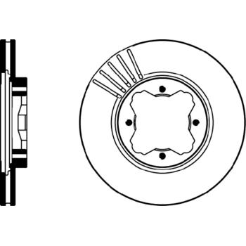 Hella Pagid 355104971 Disc Brake Rotor product image 1 of 1
