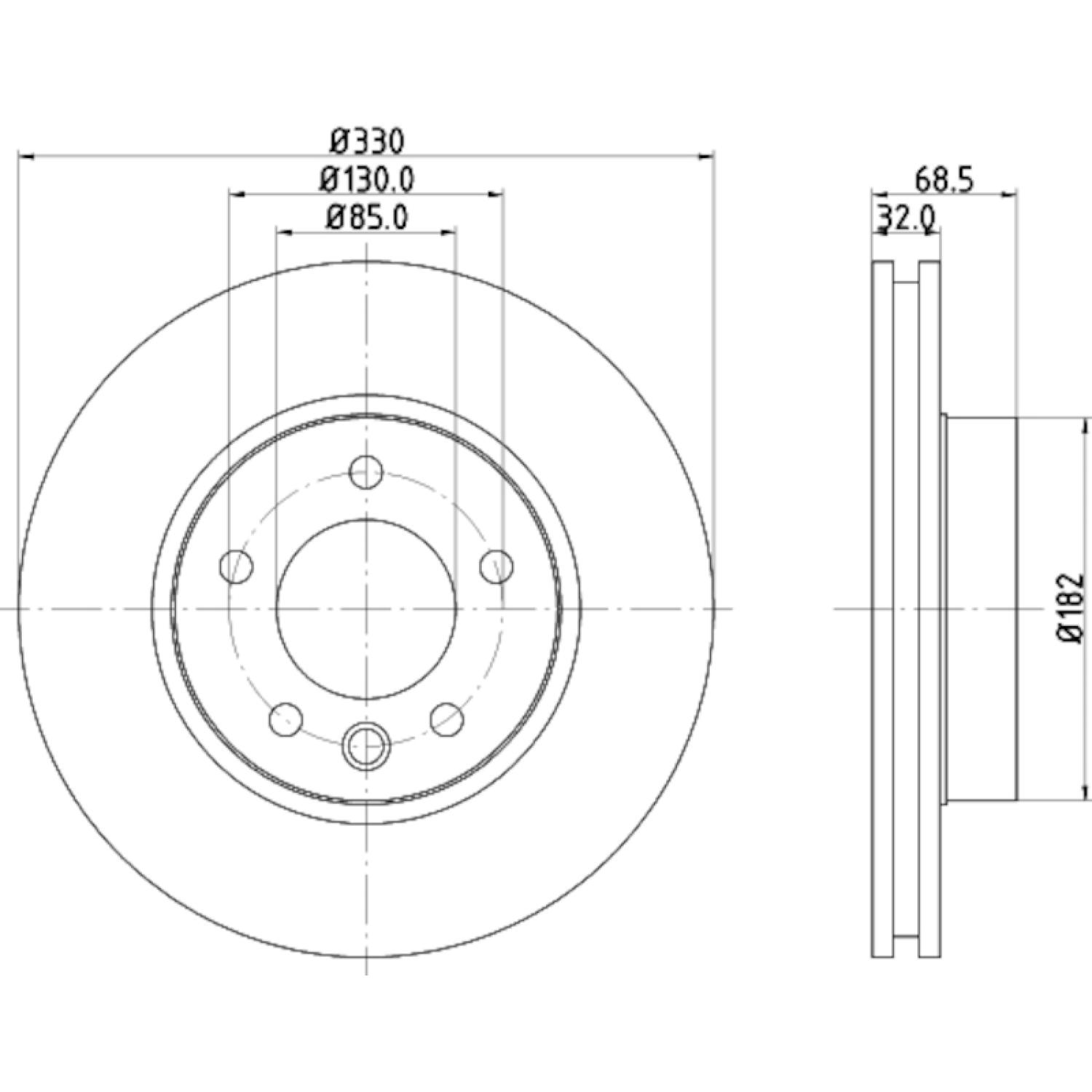 Hella Pagid 355109742 - Disc Brake Rotor Hella Pagid 355109742 Disc Brake Rotor product image 1 of 1