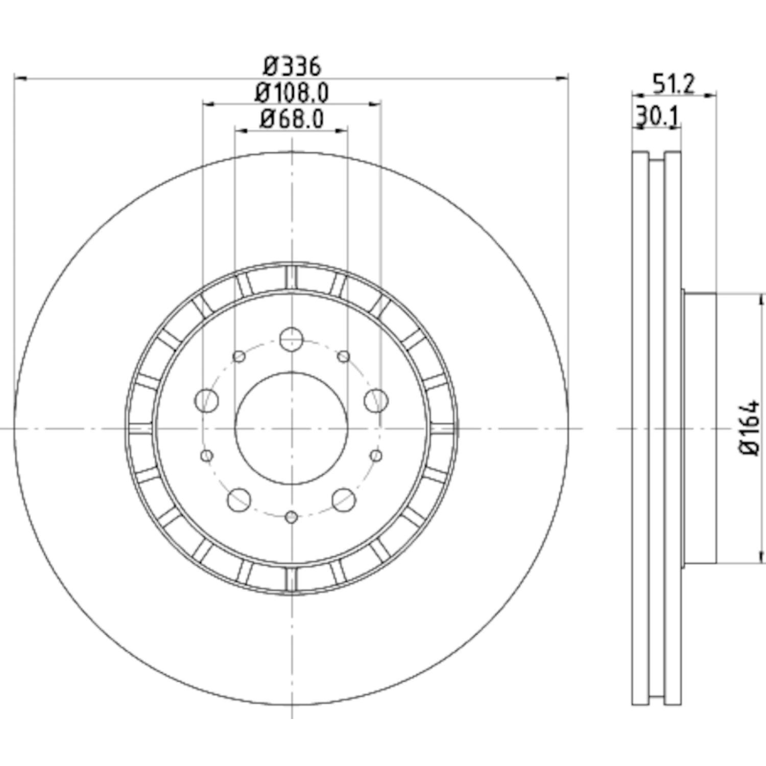 Hella Pagid 355110592 - Disc Brake Rotor Hella Pagid 355110592 Disc Brake Rotor product image 1 of 1