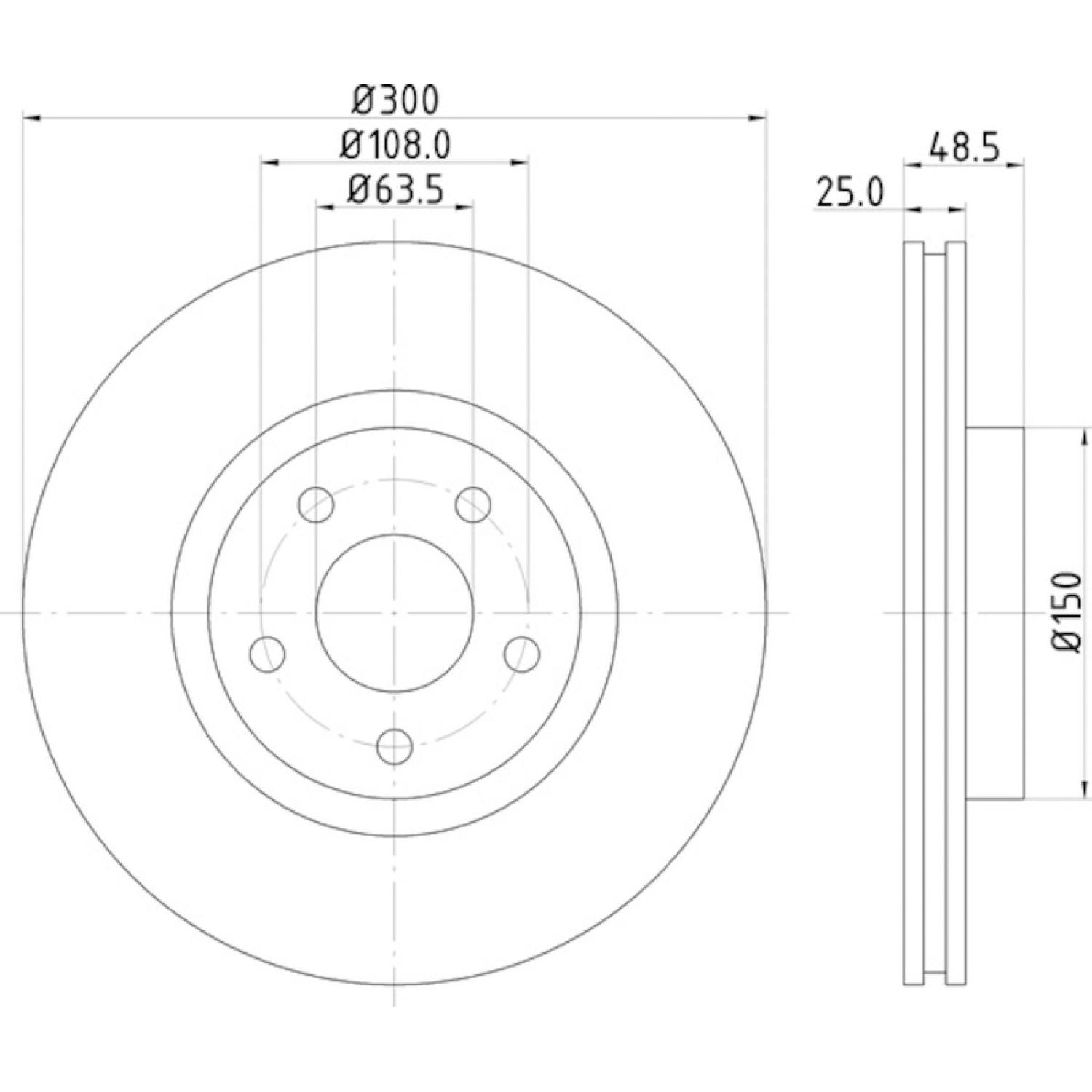 Hella Pagid 355112192 - Disc Brake Rotor Hella Pagid 355112192 Disc Brake Rotor product image 1 of 1