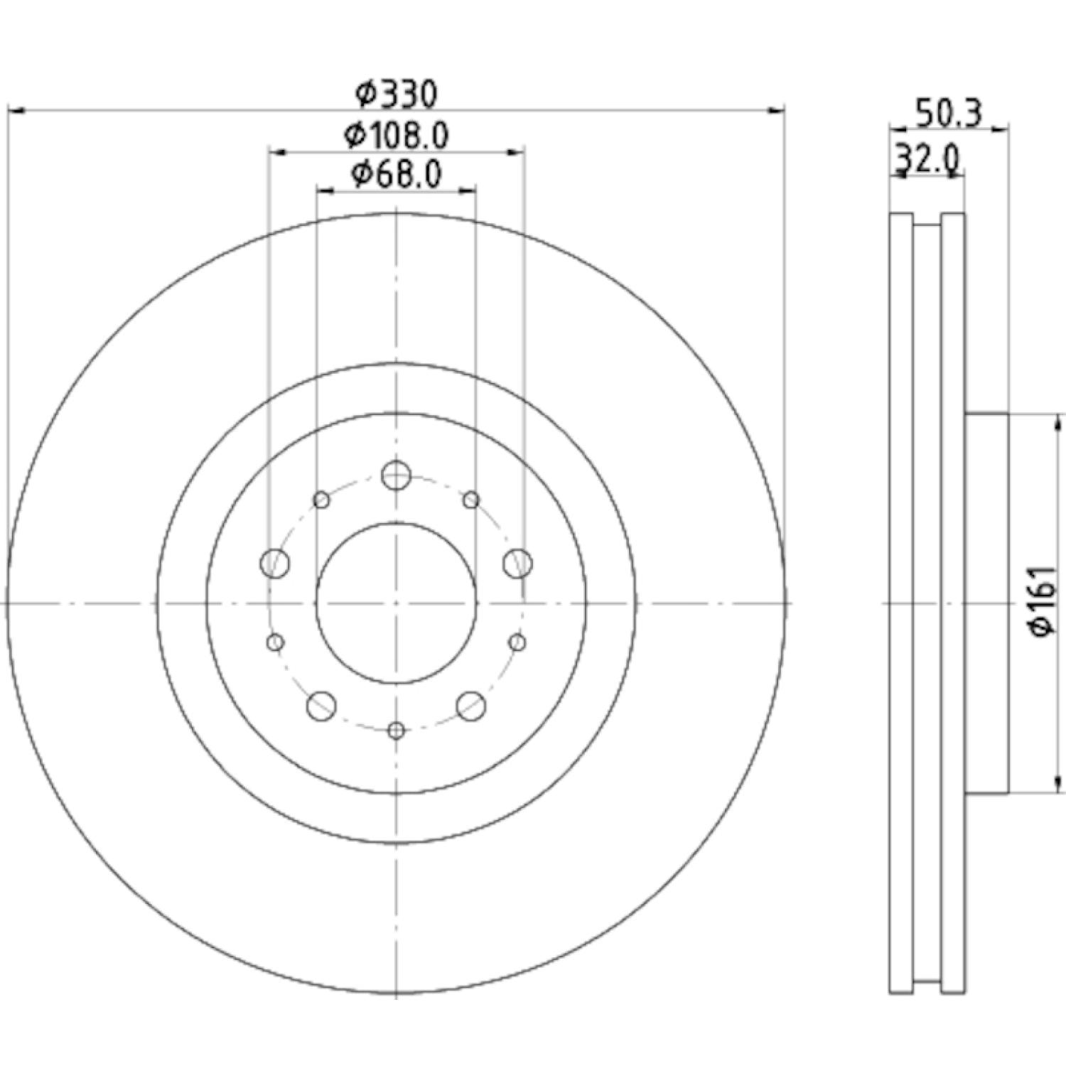 Hella Pagid 355115592 - Disc Brake Rotor Hella Pagid 355115592 Disc Brake Rotor product image 1 of 1