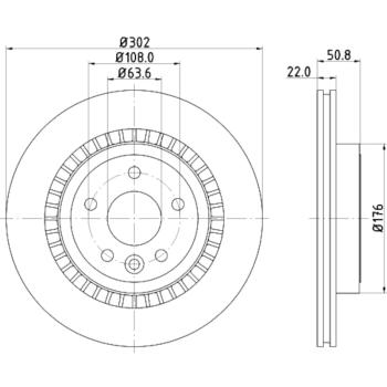 Hella Pagid 355116192 - Disc Brake Rotor Hella Pagid 355116192 Disc Brake Rotor product image 1 of 1