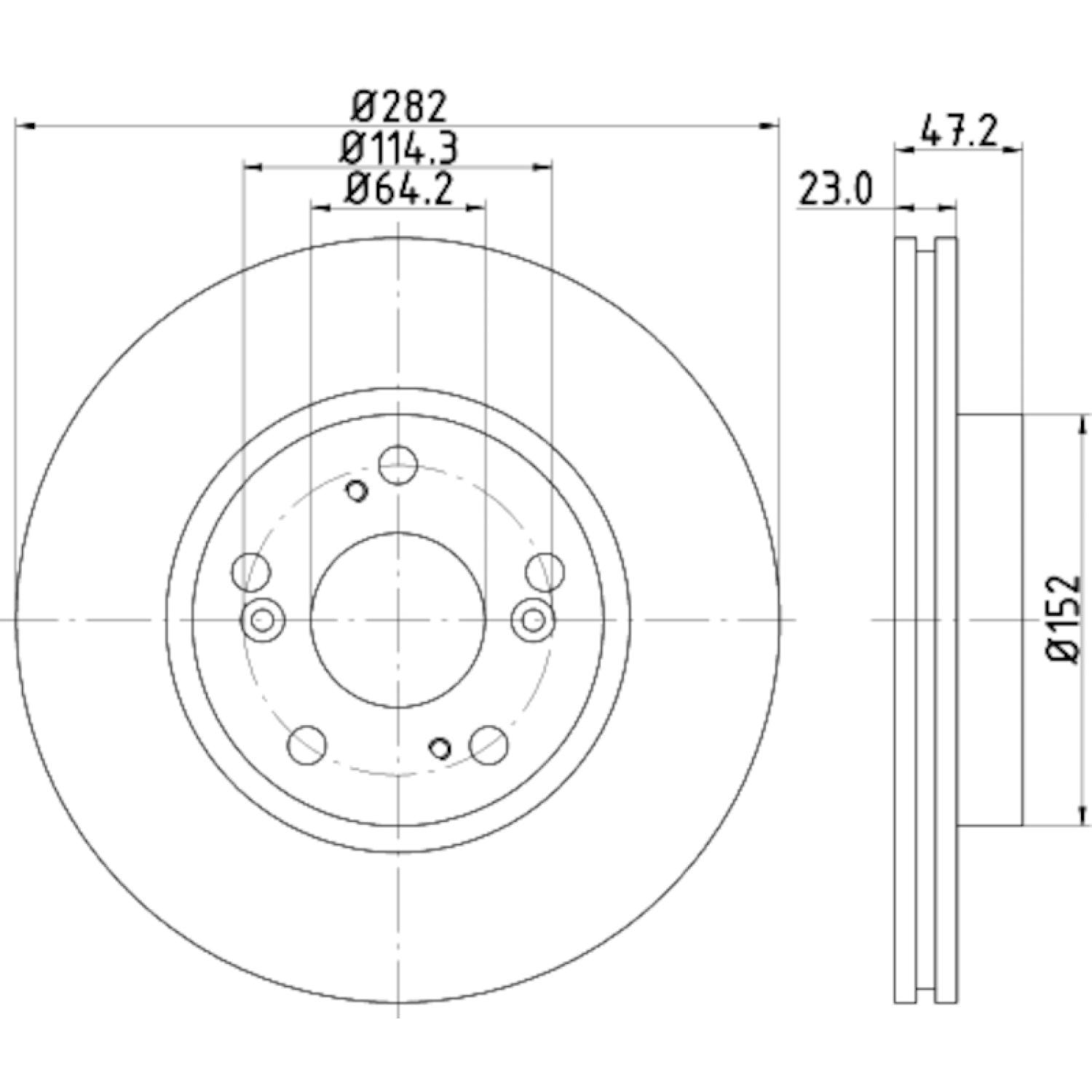 Hella Pagid 355118131 - Disc Brake Rotor Hella Pagid 355118131 Disc Brake Rotor product image 3 of 4