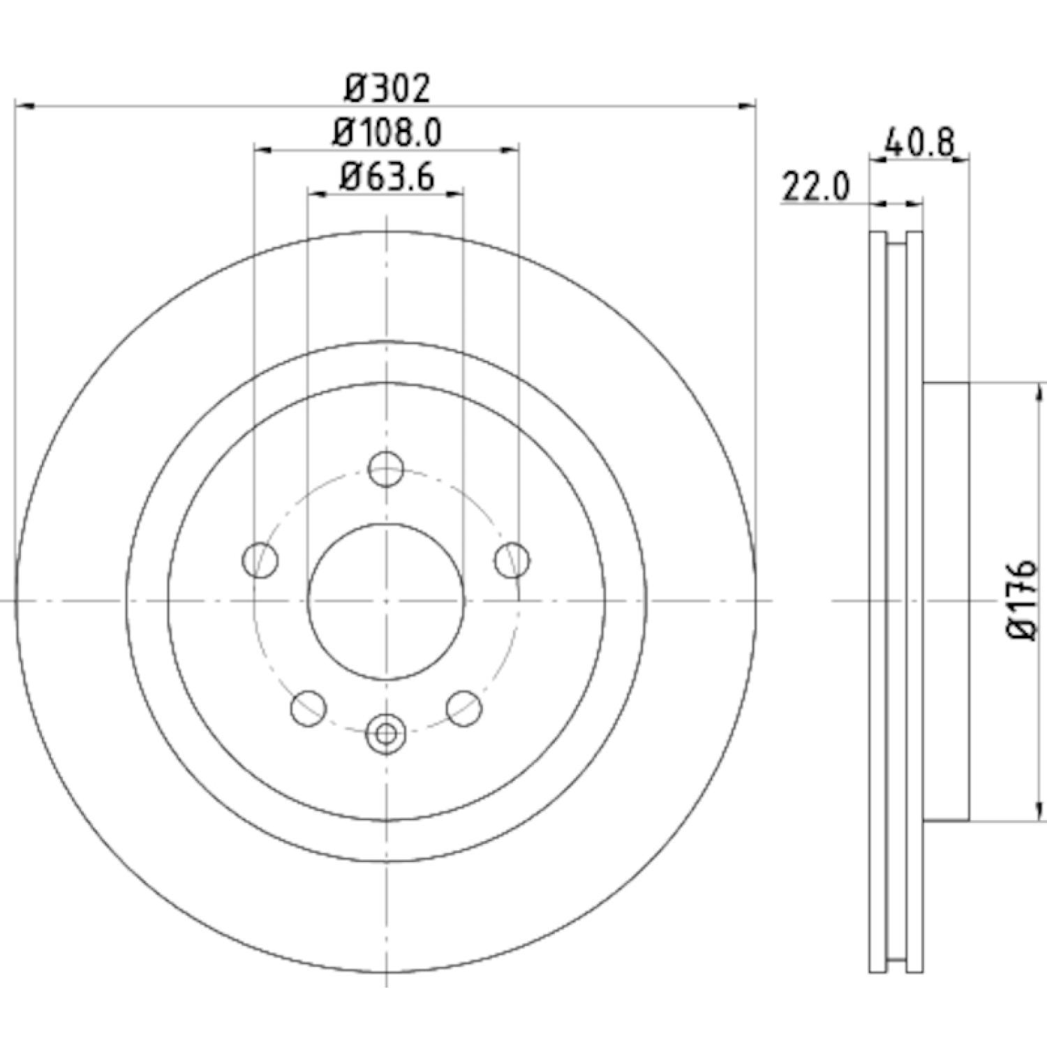 Hella Pagid 355119142 - Disc Brake Rotor Hella Pagid 355119142 Disc Brake Rotor product image 1 of 1